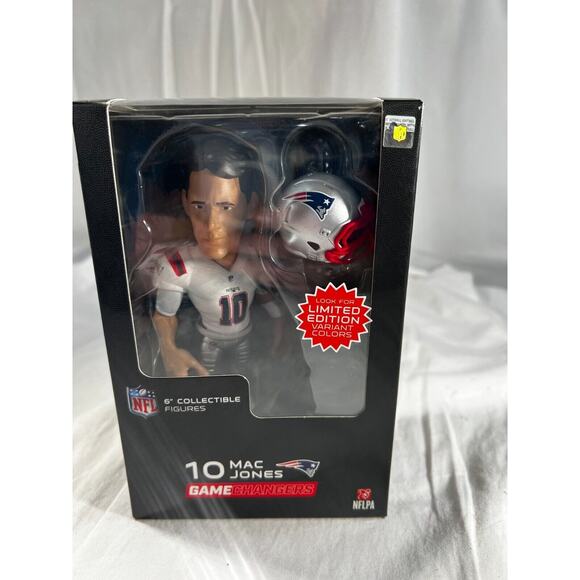 NFL Mac Jones Figure #10 Game Changers Limited Edition 6" Excite 2023 NEW Sealed - Picture 7 of 16